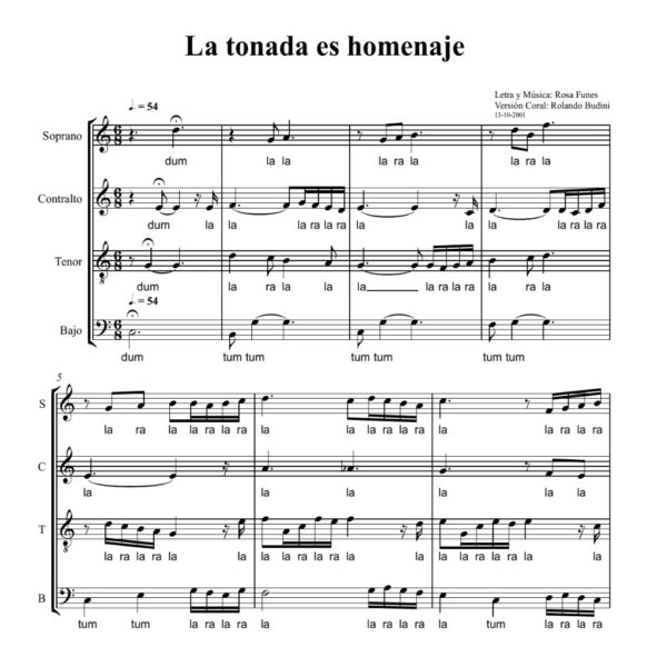 La tonada es homenaje