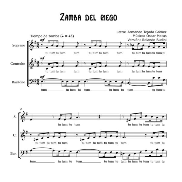 Zamba del riego